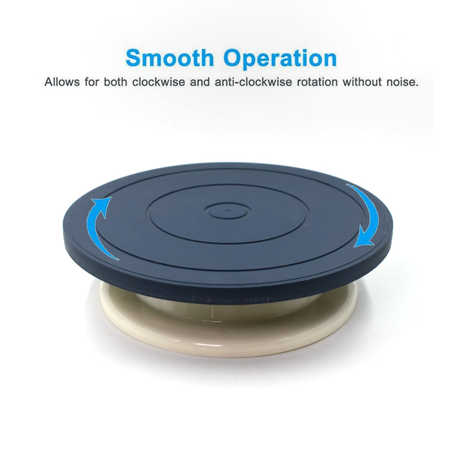 2734 Cake Blue Turntable used widely in bakeries and some of the household places while making and decorating cake and all purposes. freeshipping - DeoDap 2734 Cake Blue Turntable used widely in bakeries and some of the household places while making and decorating cake and all purposes. freeshipping - DeoDap